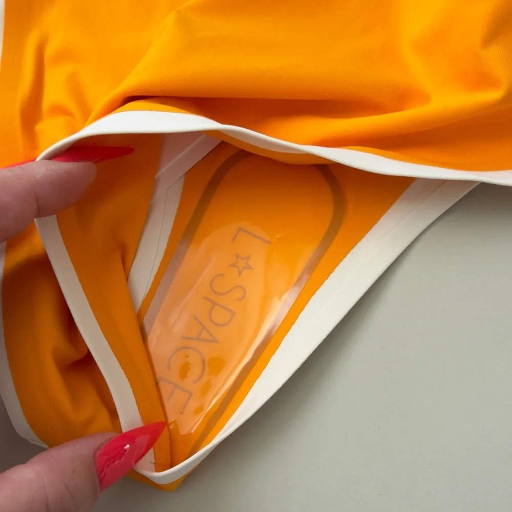L*Space Billie Bikini Bottom in Mango Cream